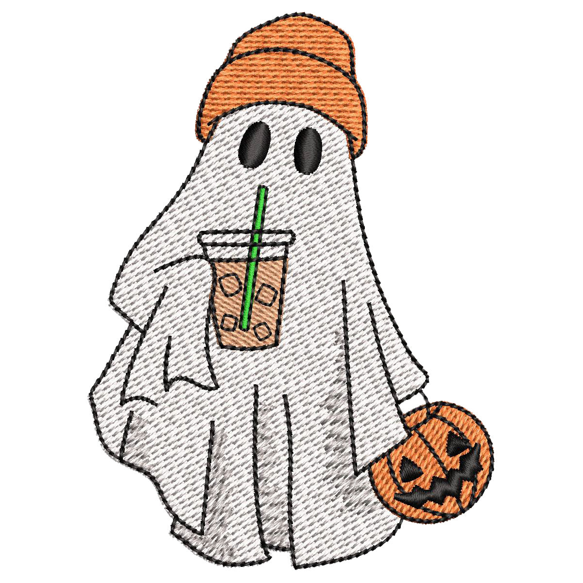 "Embroidered" Ghosty - Ready to Press