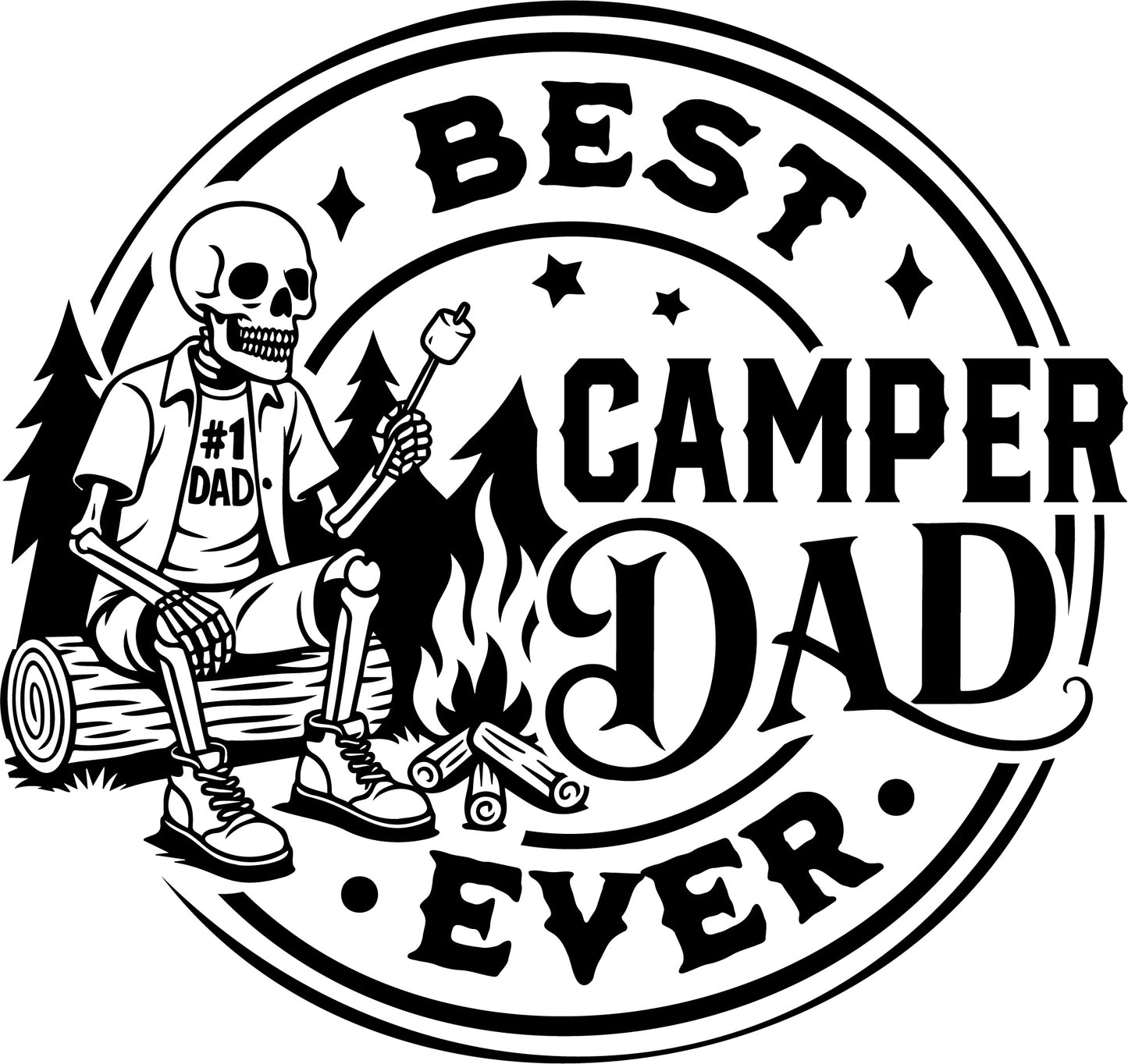 Best Camper Dad - Ready to Press