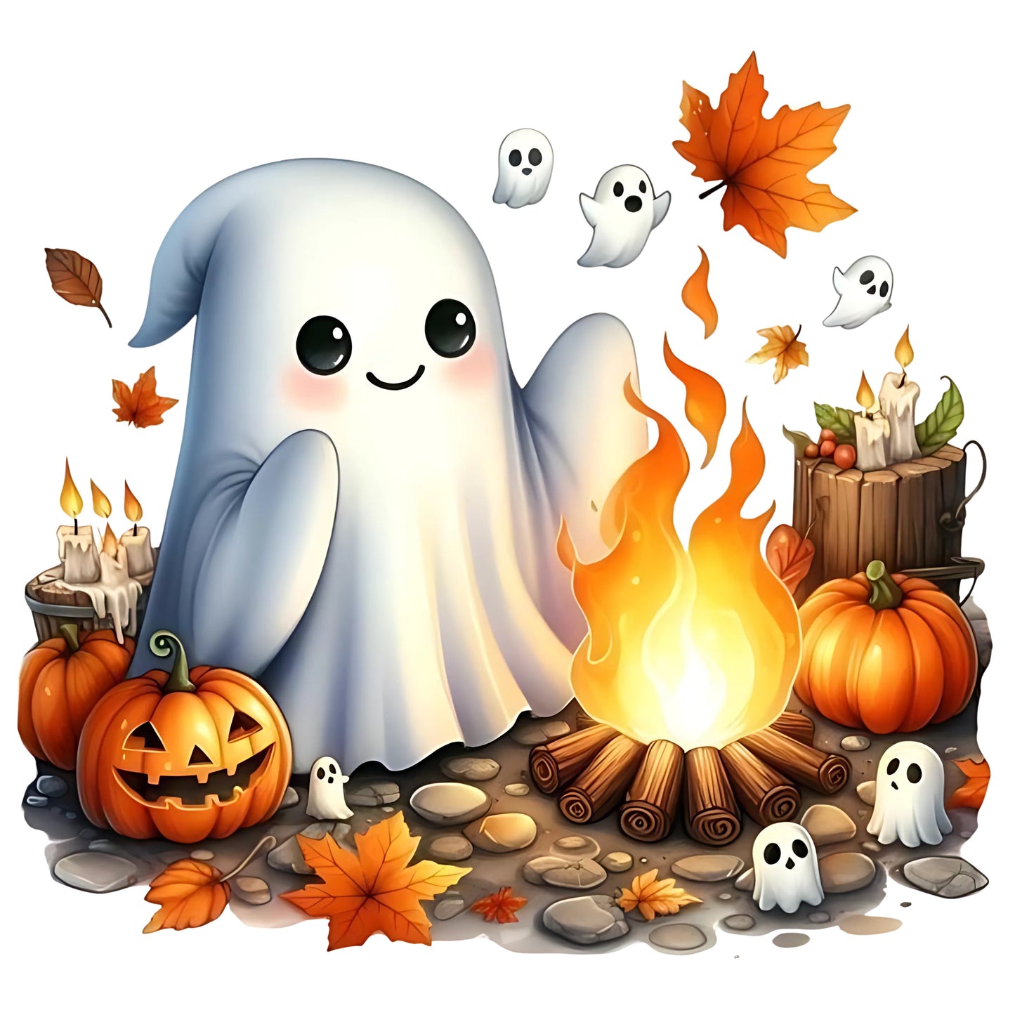 Ghosty Bonfire - Ready to Press