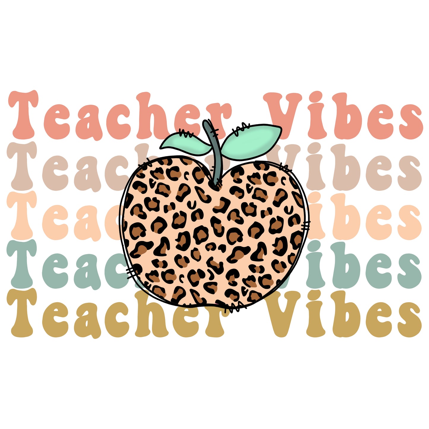 Teacher Vibes - Ready to Press