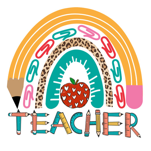 Teacher Rainbow - Ready to Press