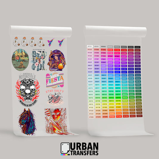 FREE DTF SAMPLE PACK + COLOR CHART